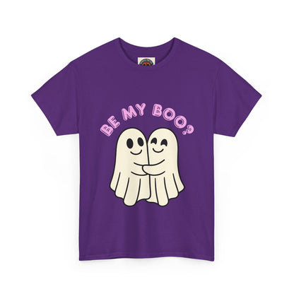 Be My Boo? Ghost Couple Tee — Cute Halloween Couples T‑Shirt