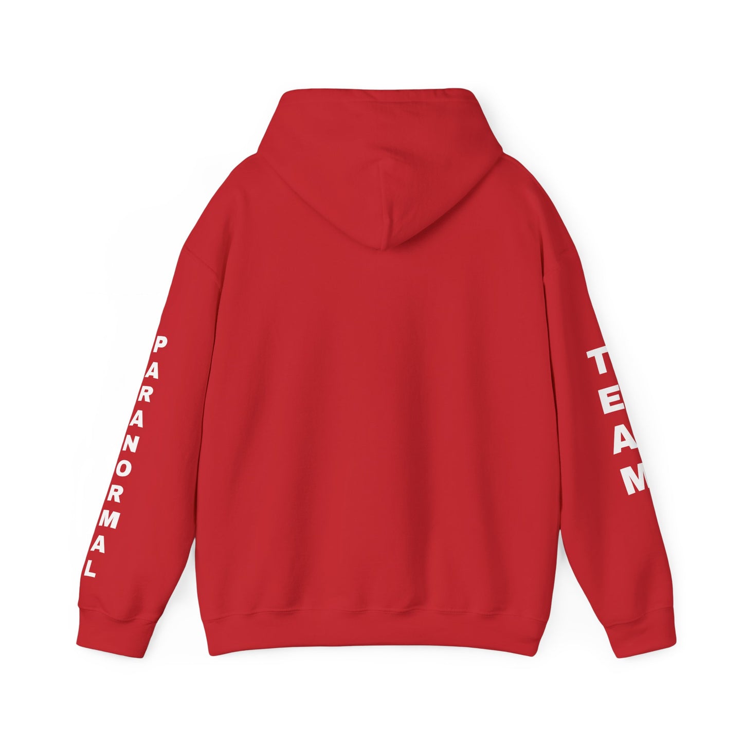 Paranormal Team Hoodie – Black Sleeve Print Hooded Sweatshirt