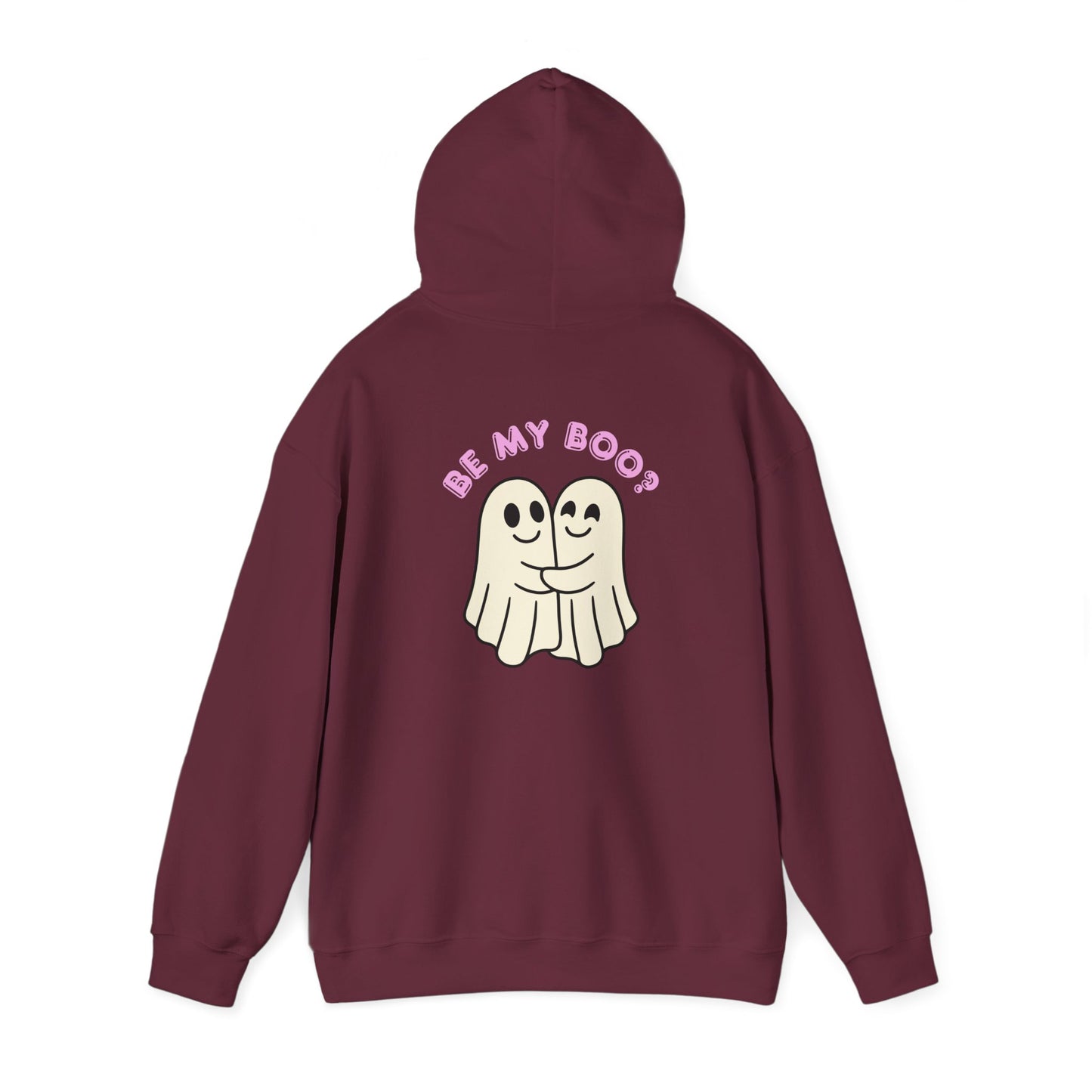 Ghost Hug Hoodie – “Be My Boo?” Cute Couple Halloween Sweatshirt