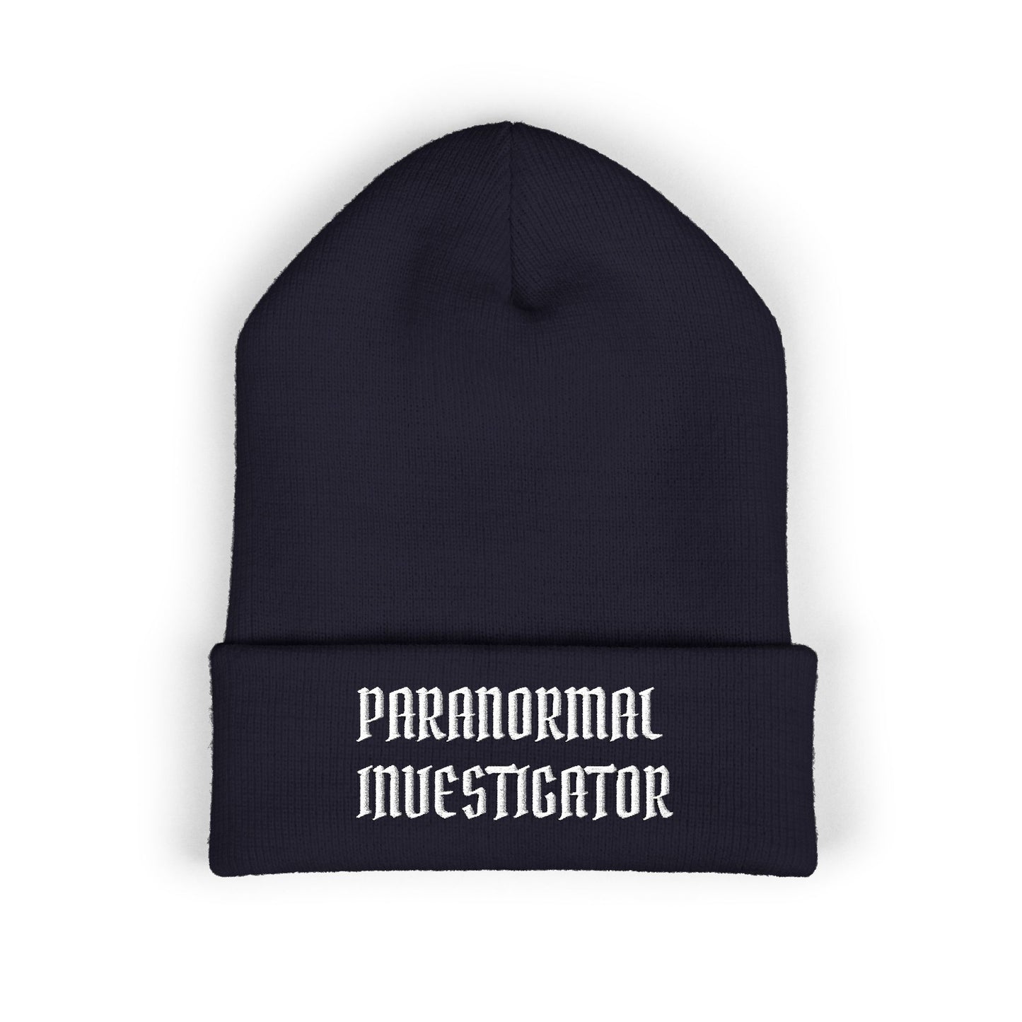 Paranormal Investigator Embroidered Beanie