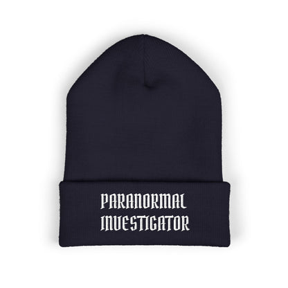 Paranormal Investigator Embroidered Beanie