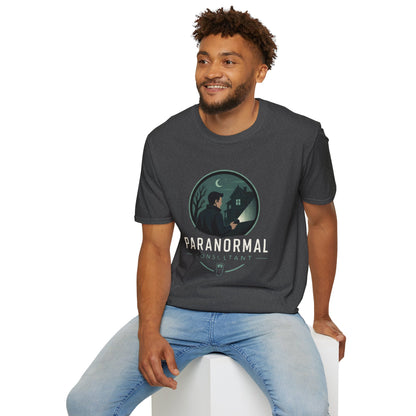 Paranormal Consultant T-Shirt — Ghost Hunter Illustration Tee