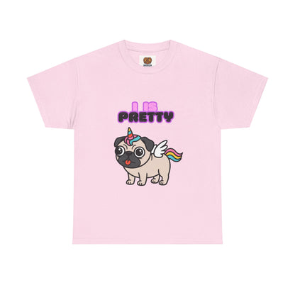 Pugicorn "I Is Pretty" Tee