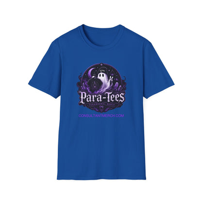 T-Shirt — Para-Tees Purple Ghost Paranormal Graphic Tee