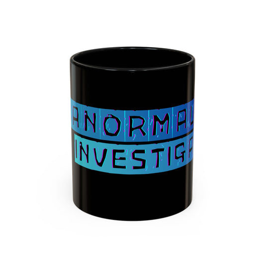 Paranormal Investigator Accent Coffee Mug – Blue Ribbon Design (11/15oz)