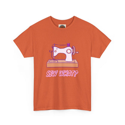 Sew What? Vintage Sewing Machine Tee — Funny Sewing Gift