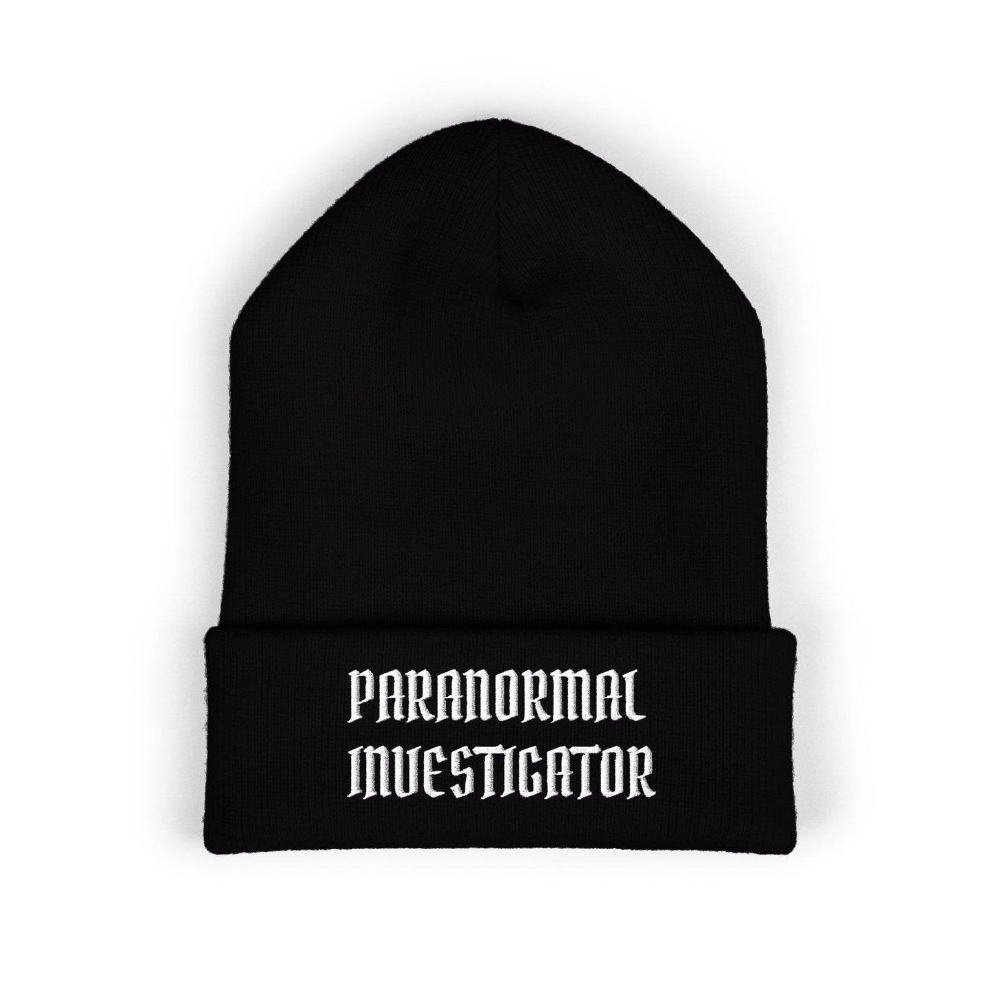 Paranormal Investigator Embroidered Beanie
