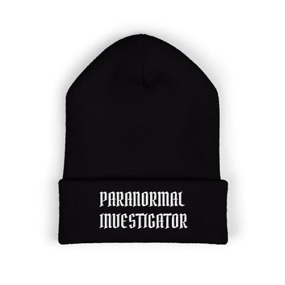 Paranormal Investigator Embroidered Beanie
