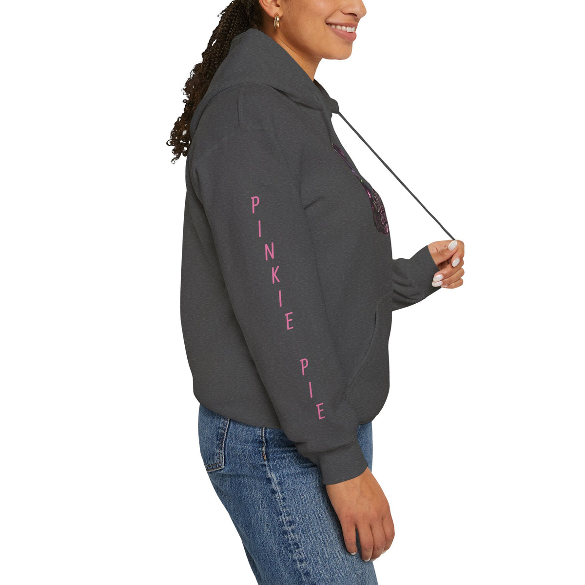 Wicca Queen Hoodie - Gothic Witchy Sweatshirt with Floral Skull Design