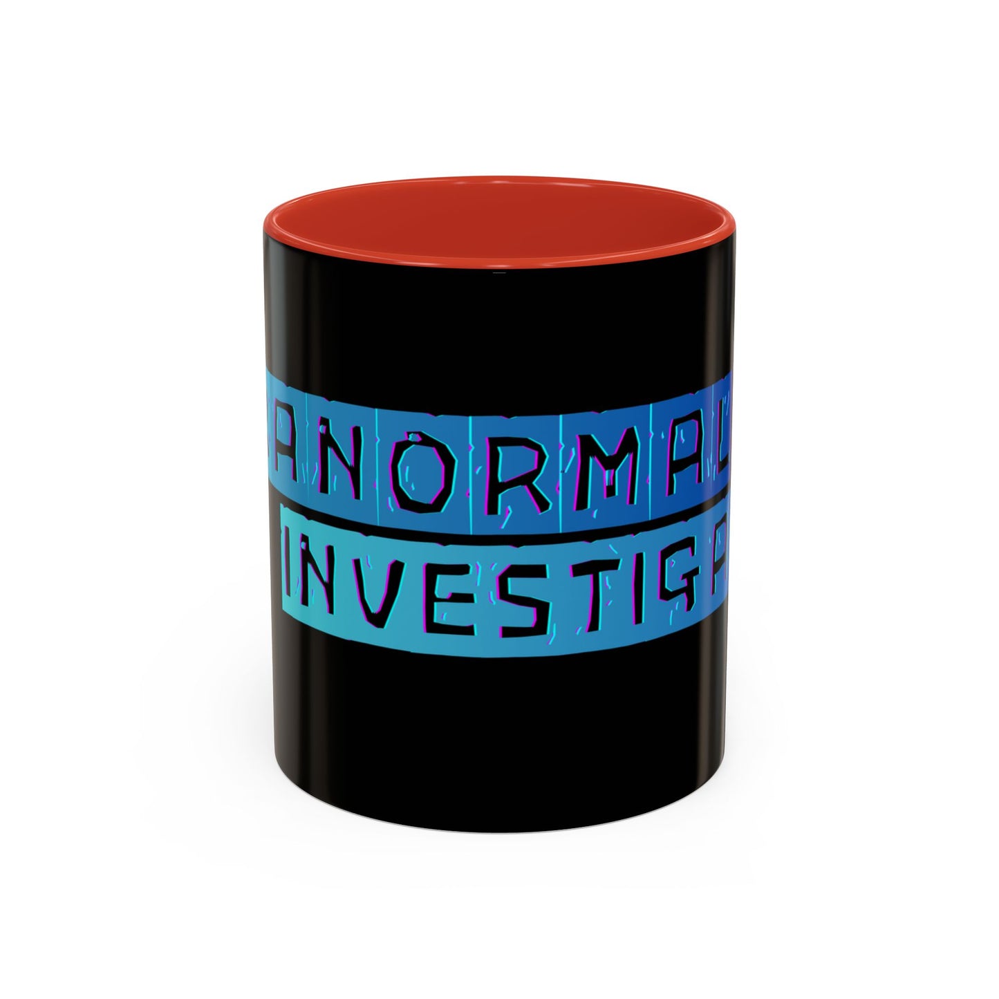 Paranormal Investigator Accent Coffee Mug – Blue Ribbon Design (11/15oz)