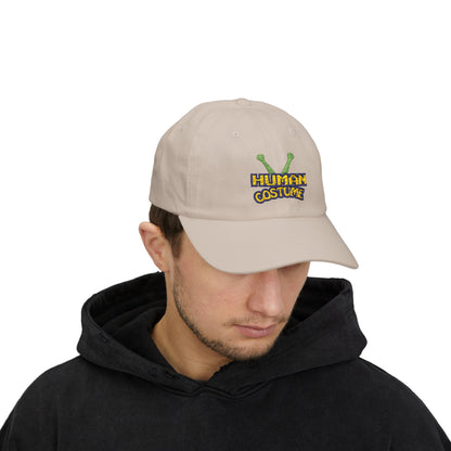 Dad Cap — 'Human Costume' Alien Antenna Embroidered Hat