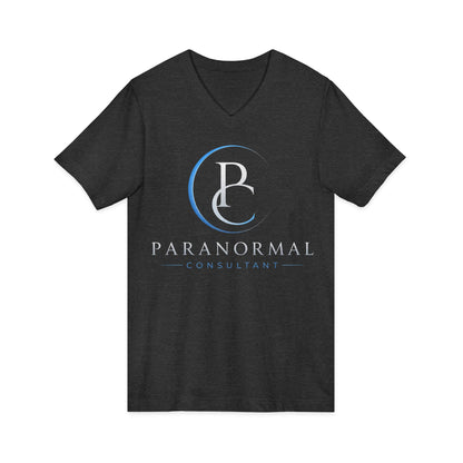 Paranormal Consultant V-Neck Tee — 'Paranormal Consultant' Logo Shirt