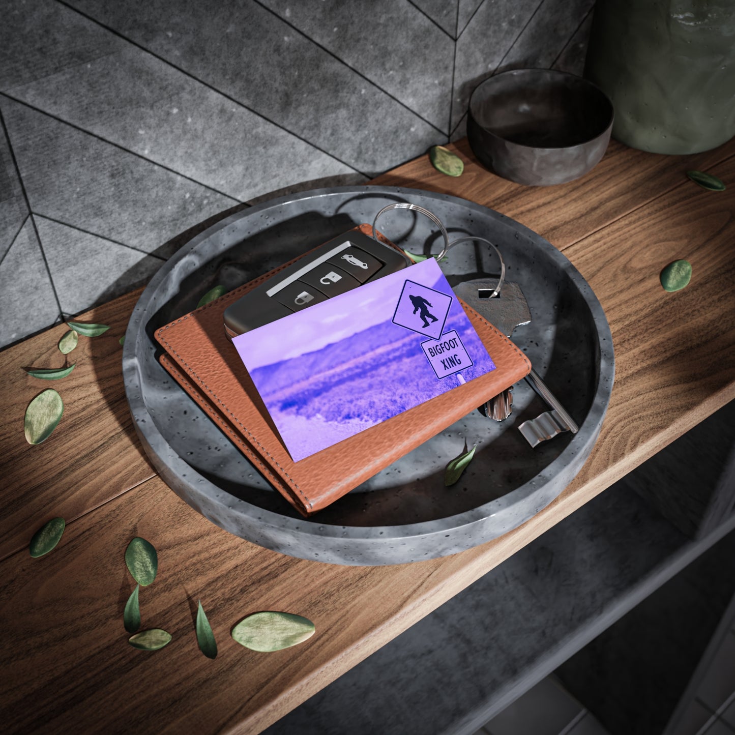 Bigfoot Crossing Business Cards — Novelty Outdoor-Themed Networking Cards