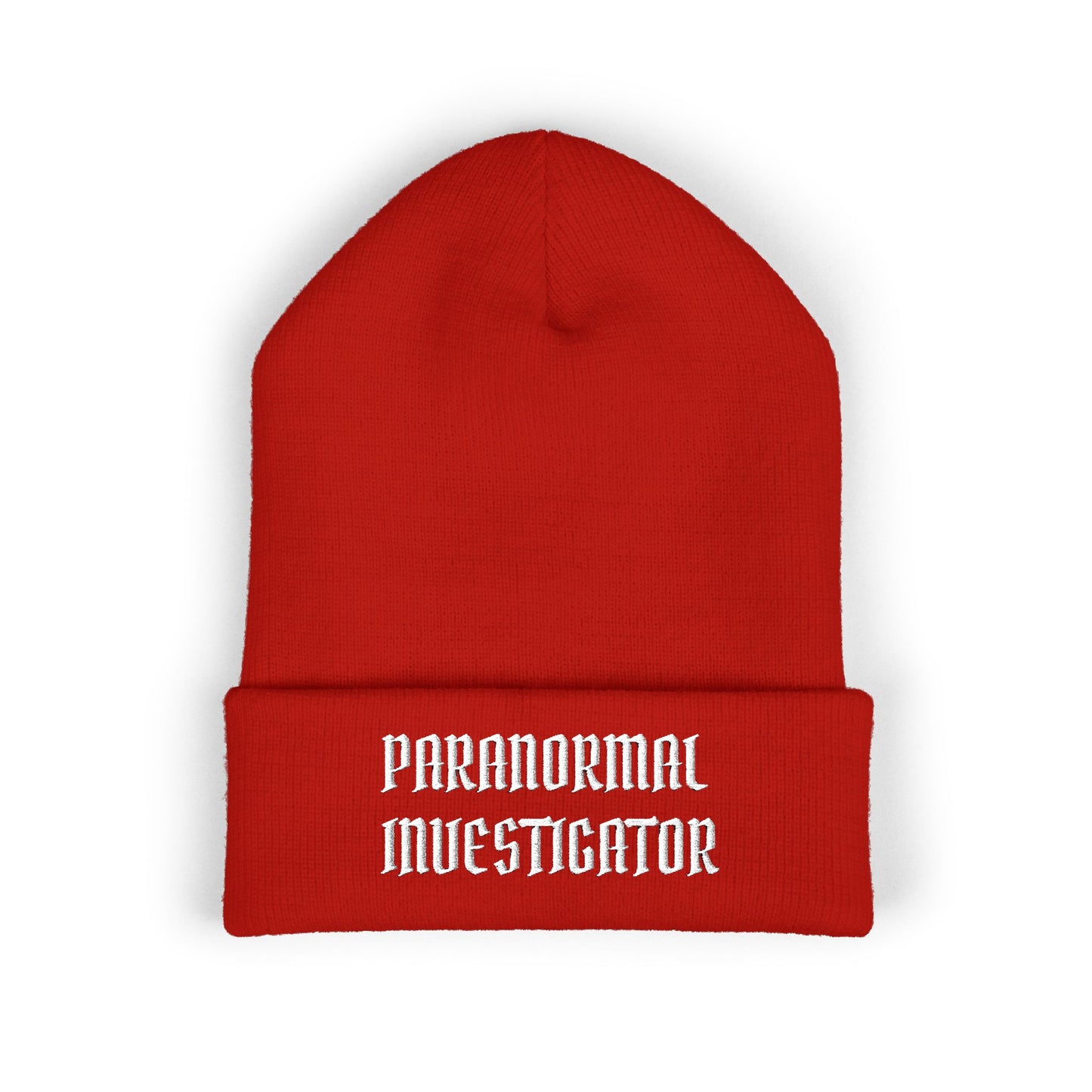 Paranormal Investigator Embroidered Beanie