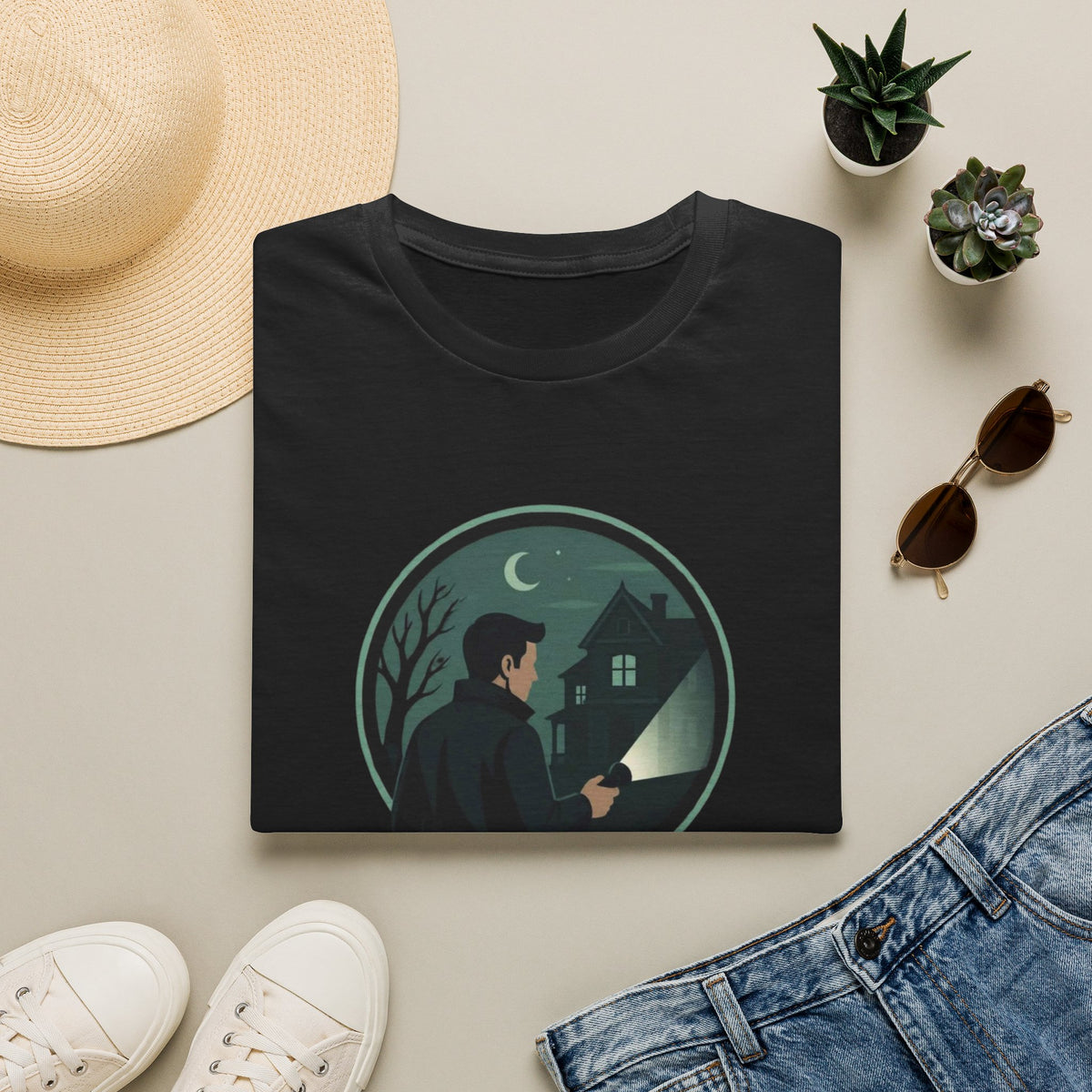 Paranormal Consultant T-Shirt — Ghost Hunter Illustration Tee