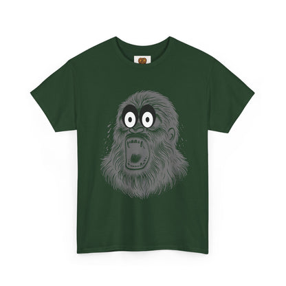 Screaming Ape Graphic Tee — Retro Monochrome Primate Design
