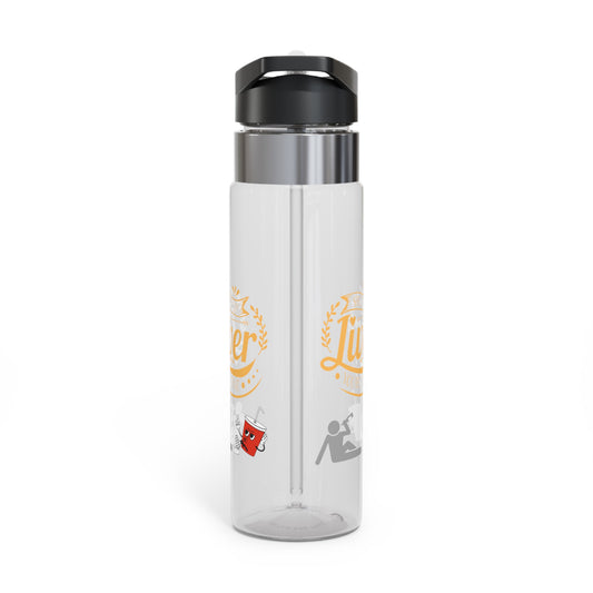 20oz Tritan Sport Bottle — 'Liver' Fitness Water Bottle with Motivational Design