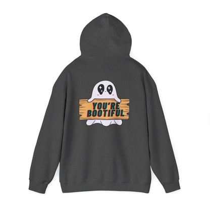 You're Bootiful Ghost Hoodie — Cute Halloween Pullover for Kids & Adults