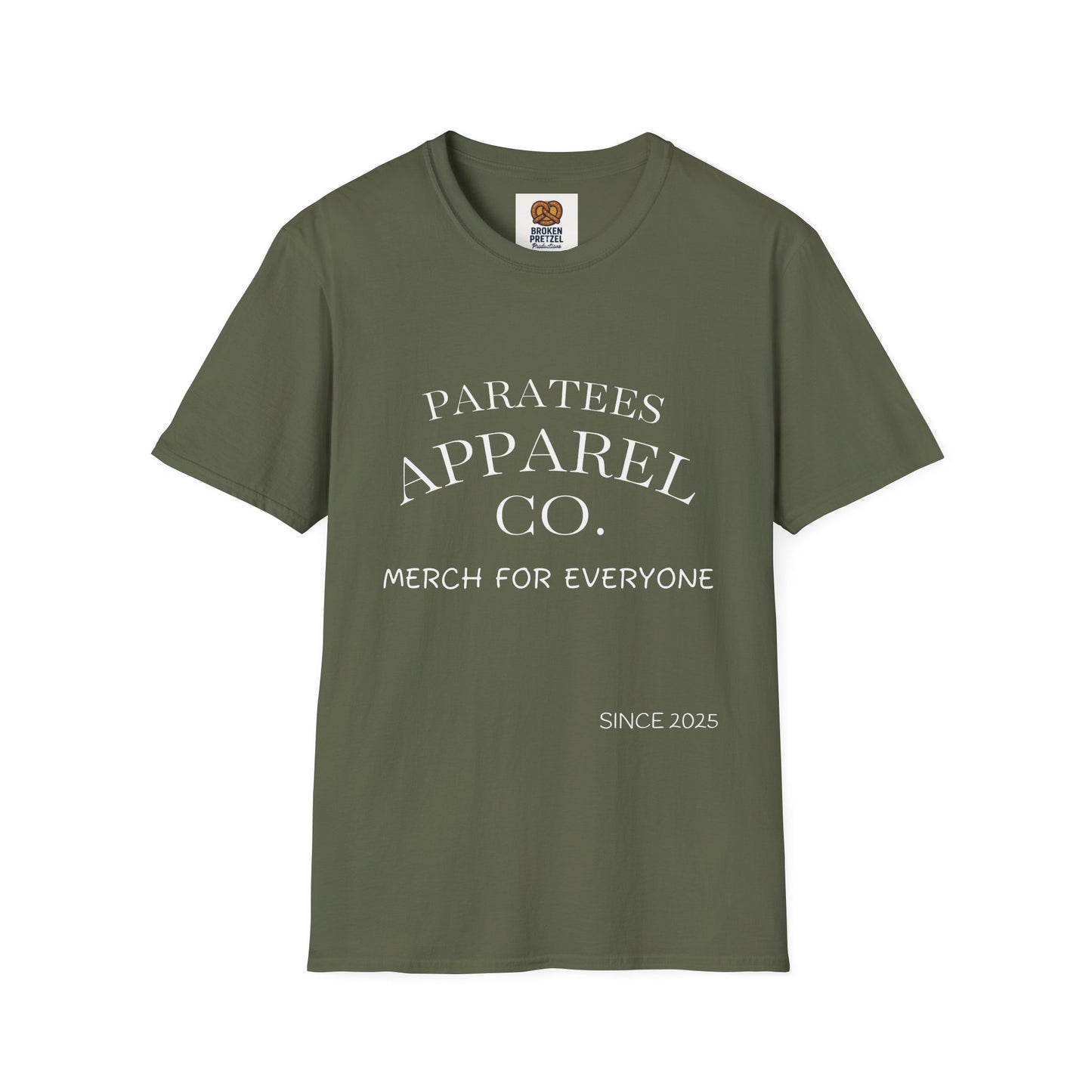 PARATEES Graphic T‑Shirt — Urban Night Photo Design with 'PARATEES' Text