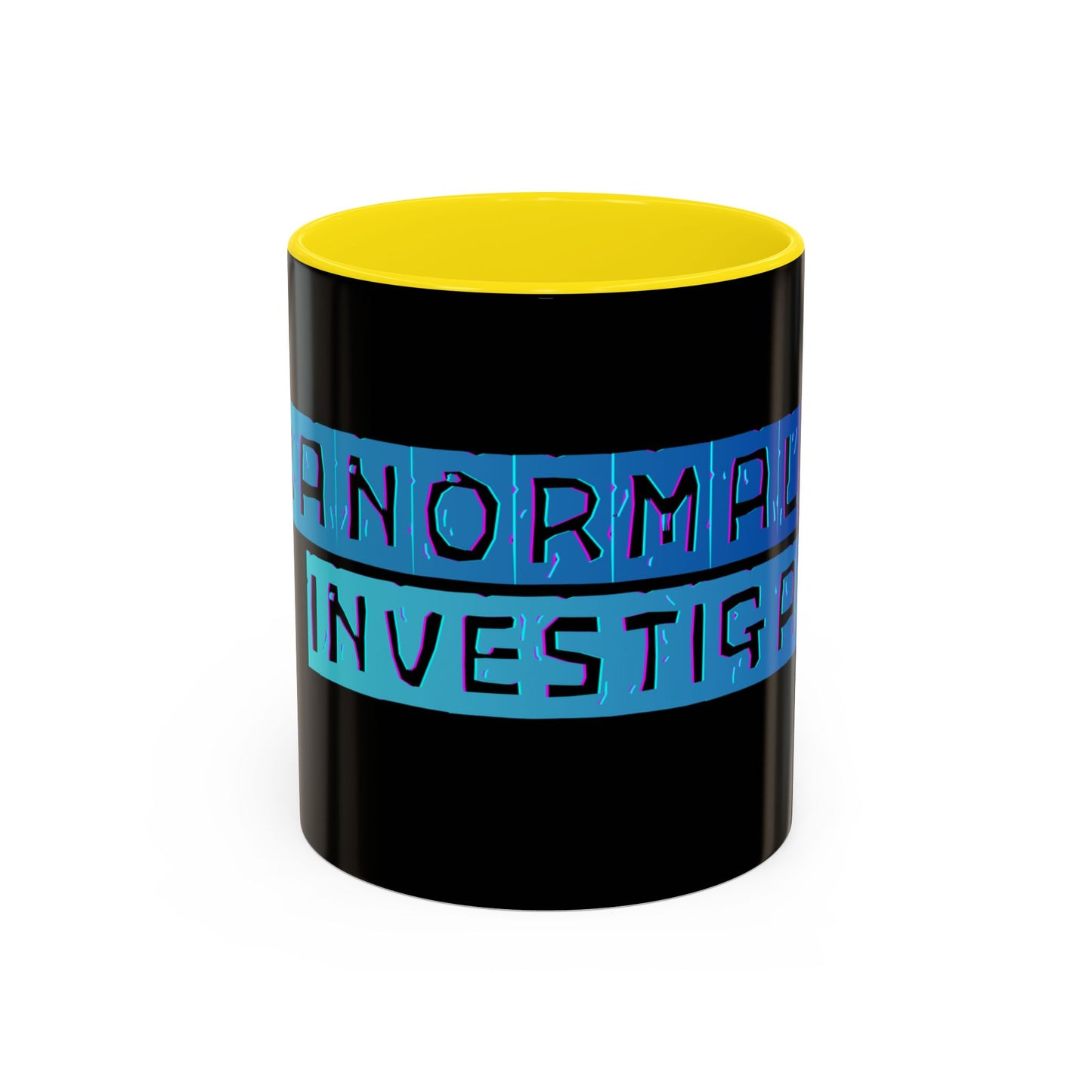Paranormal Investigator Accent Coffee Mug – Blue Ribbon Design (11/15oz)