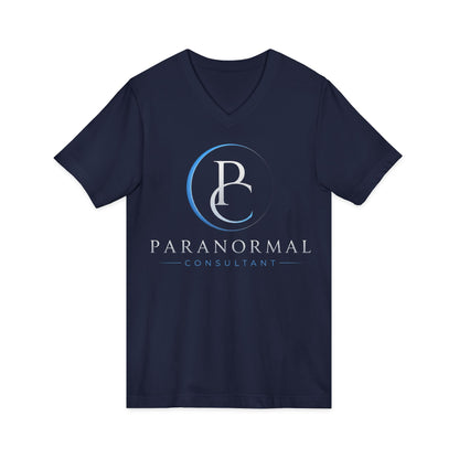Paranormal Consultant V-Neck Tee — 'Paranormal Consultant' Logo Shirt