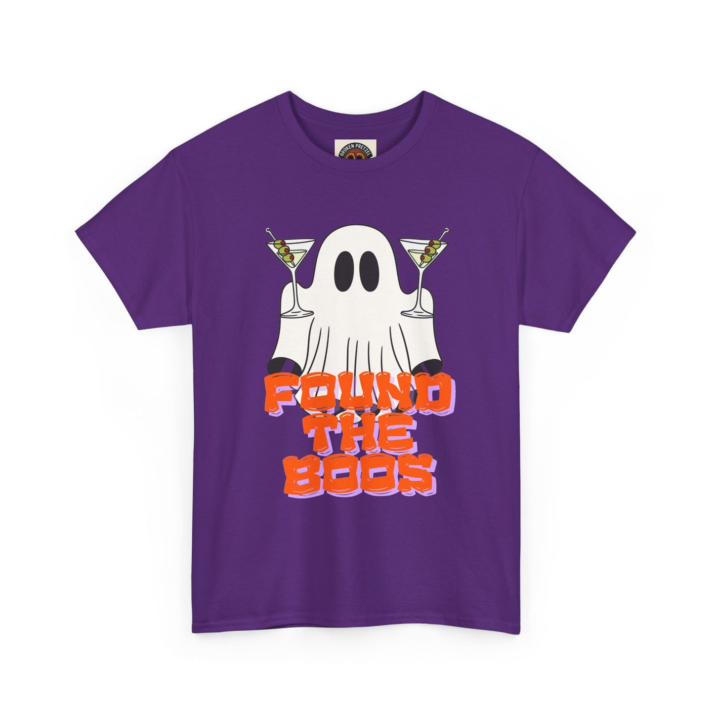 Found the Boos Ghost Tee — Funny Halloween Martini Party T-Shirt