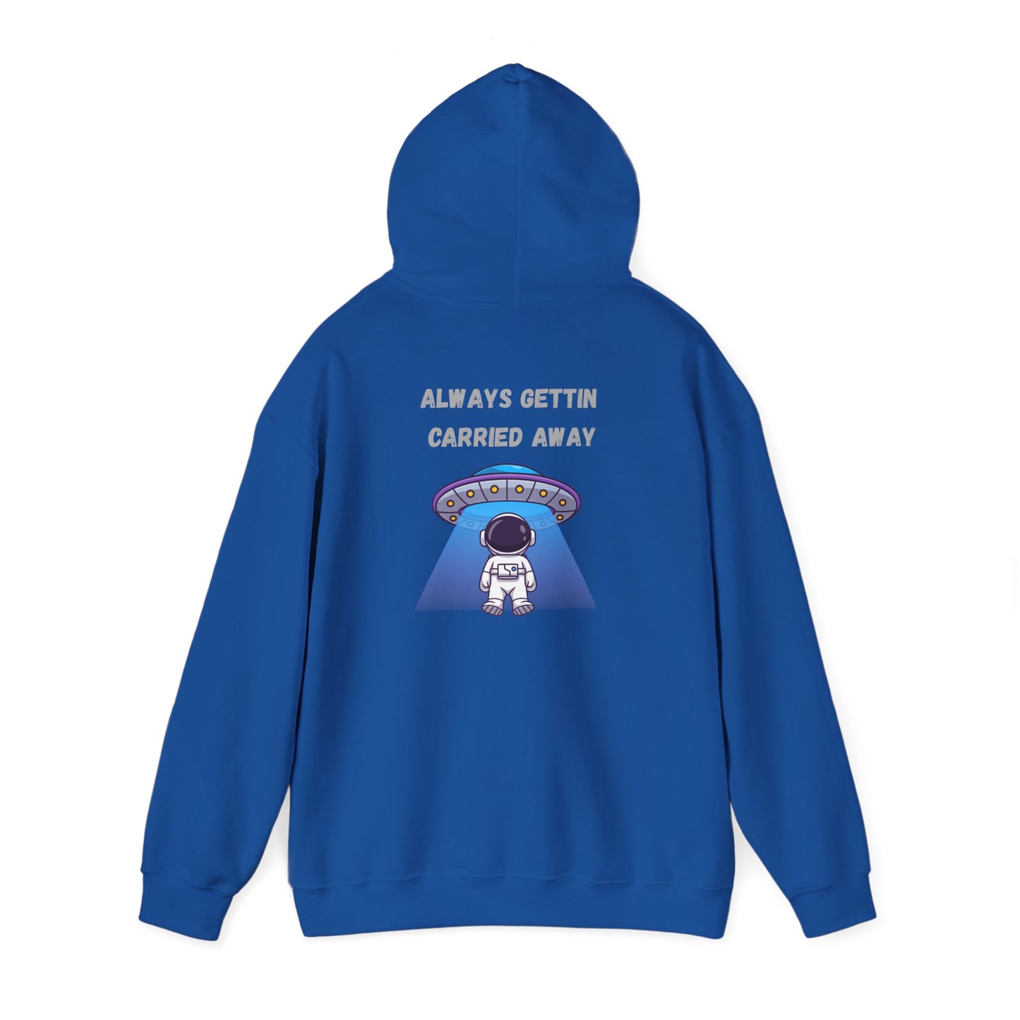 Astronaut UFO Hoodie — "Carried Away" Space Abduction Sweatshirt