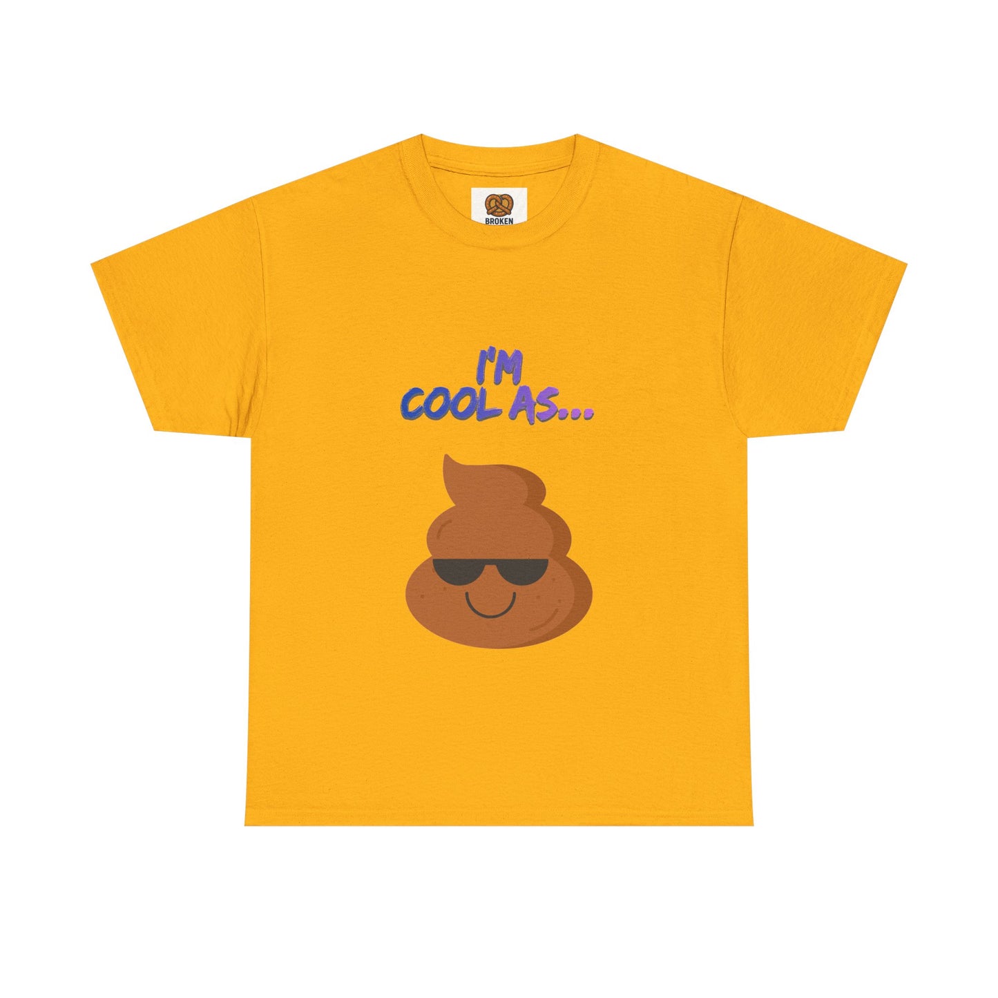 Cool Poop Emoji T-Shirt — "I’m Cool As..." Novelty Tee