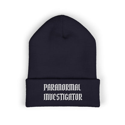 Paranormal Investigator Embroidered Beanie