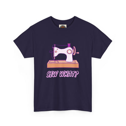 Sew What? Vintage Sewing Machine Tee — Funny Sewing Gift