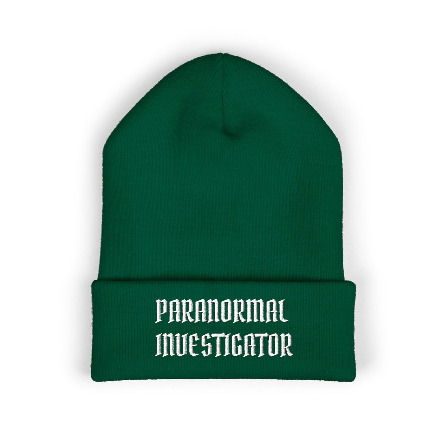 Paranormal Investigator Embroidered Beanie
