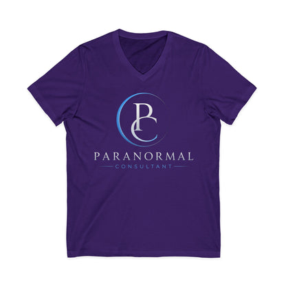 Paranormal Consultant V-Neck Tee — 'Paranormal Consultant' Logo Shirt