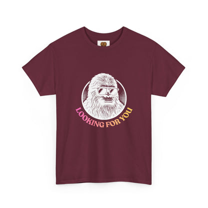 Looking For You Sasquatch T-Shirt — Retro Bigfoot Graphic Tee