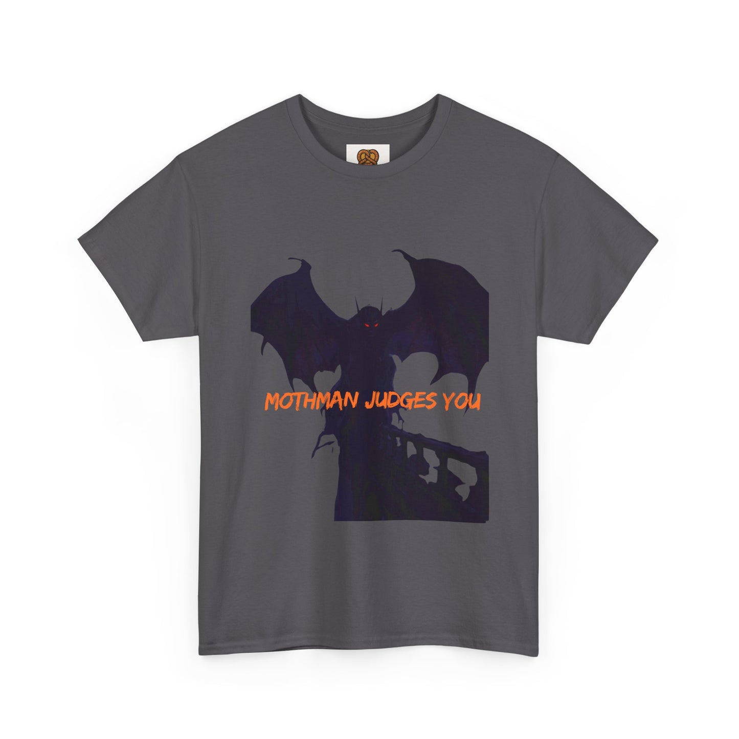 Mothman Judges You T‑Shirt — Cryptid Silhouette Graphic Tee