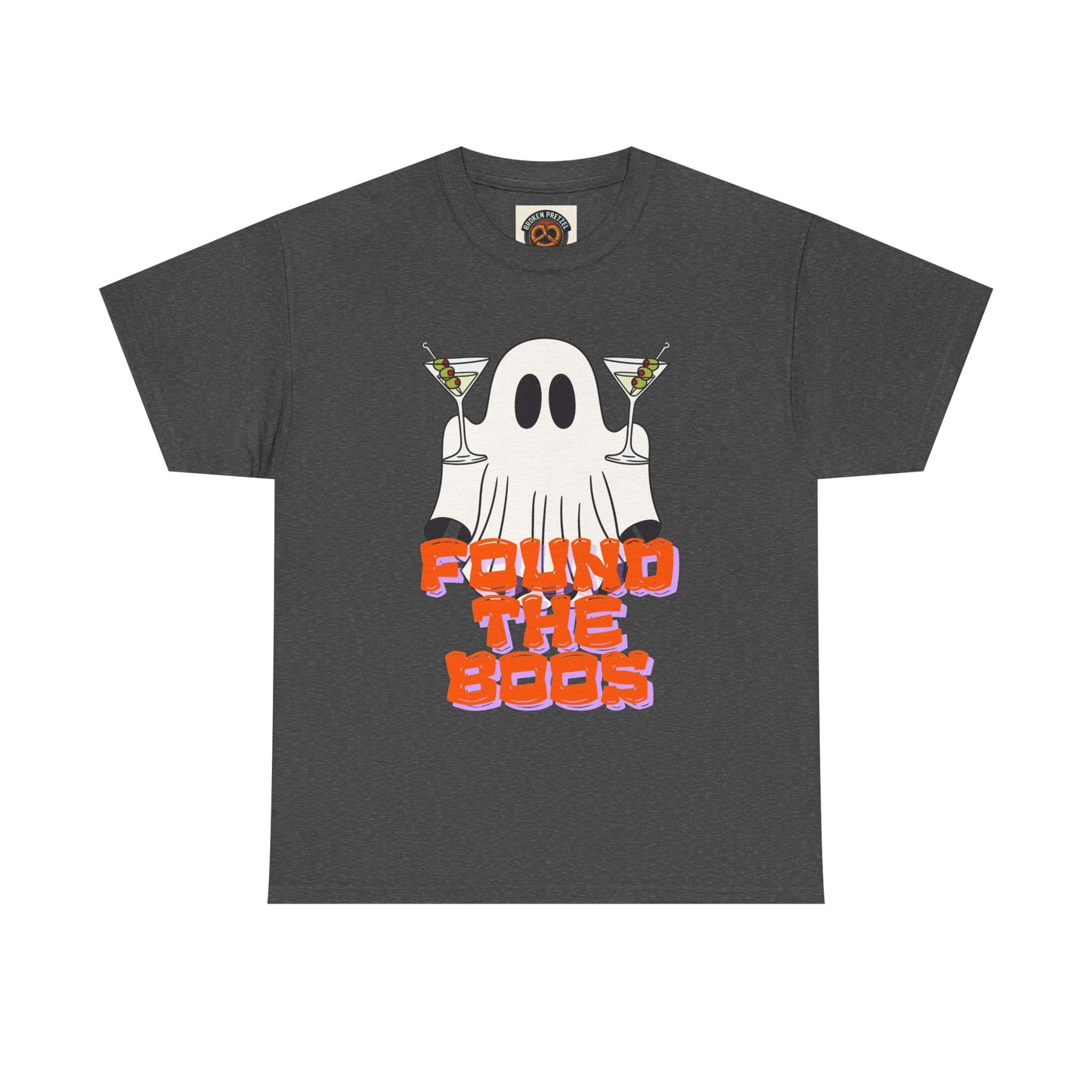 Found the Boos Ghost Tee — Funny Halloween Martini Party T-Shirt