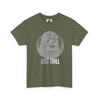 Just Chill Sasquatch T-Shirt — Funny Bigfoot Graphic Tee