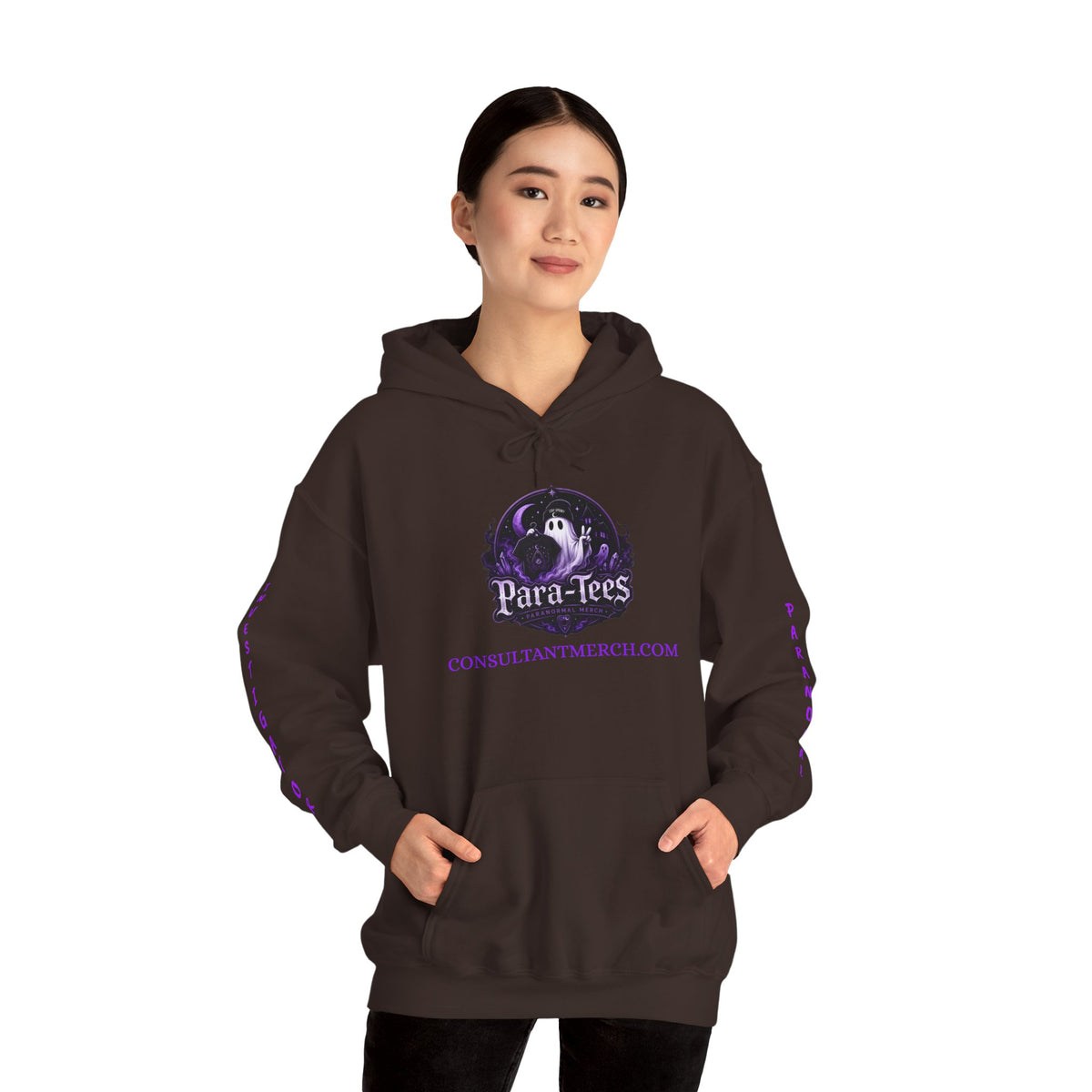 Paranormal Hoodie - "Para-Tees" Ouija Board New Board Who Dis? Ghost Investigators Pullover