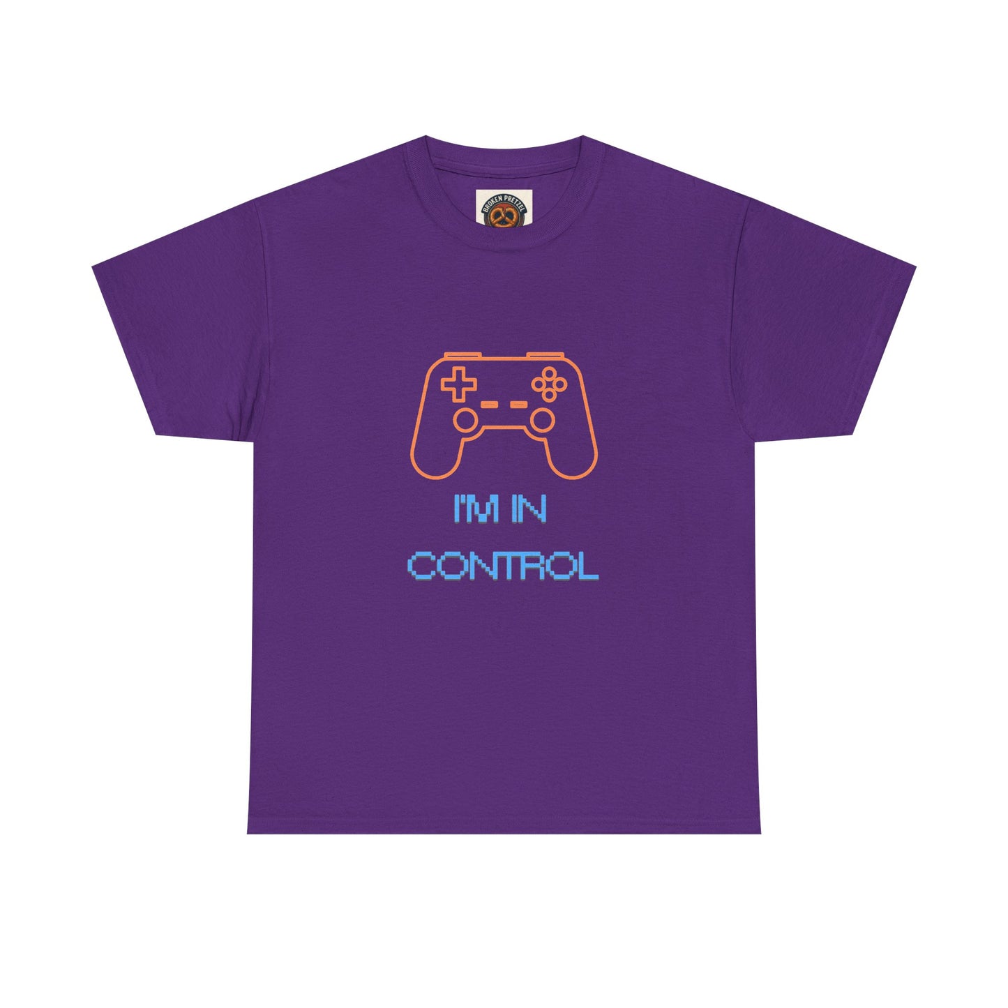 Gamer Controller Tee — "I'm In Control" Retro Neon Video Game T‑Shirt