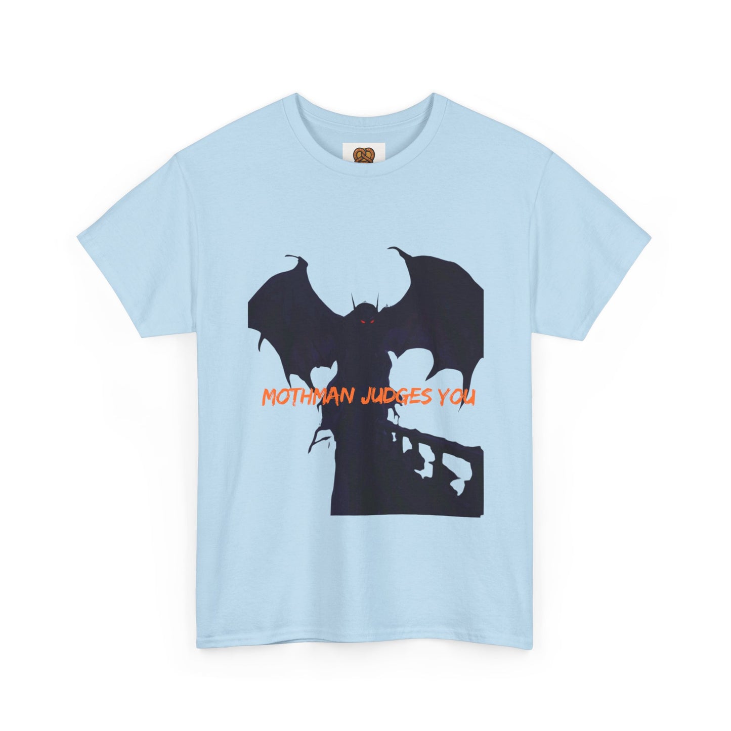 Mothman Judges You T‑Shirt — Cryptid Silhouette Graphic Tee