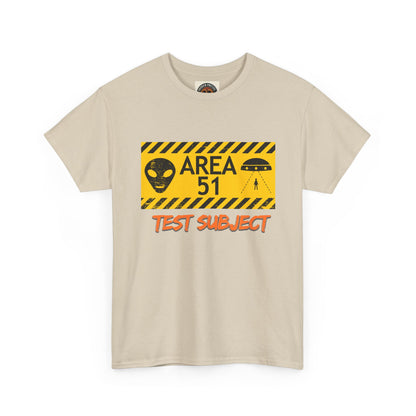 Area 51 Test Subject T-Shirt — Alien Warning Graphic Tee