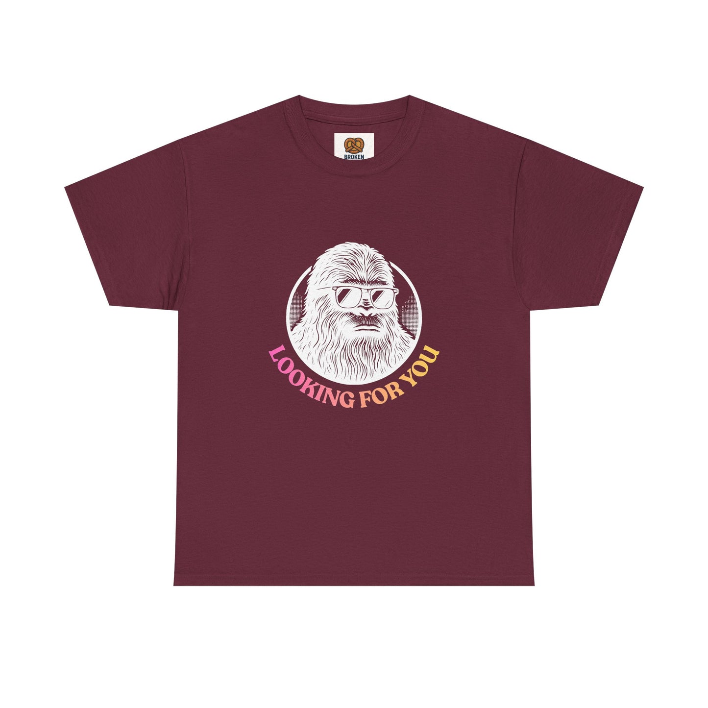 Looking For You Sasquatch T-Shirt — Retro Bigfoot Graphic Tee