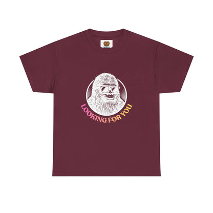 Looking For You Sasquatch T-Shirt — Retro Bigfoot Graphic Tee