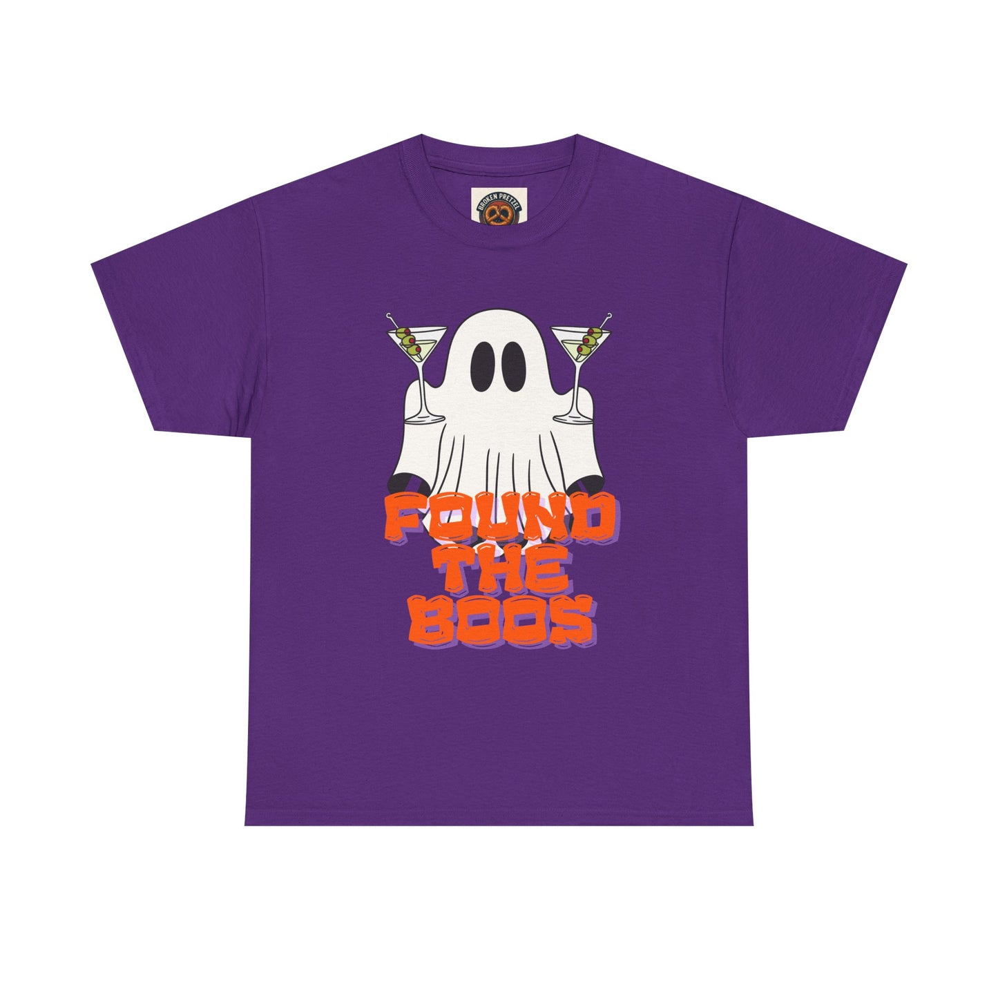 Found the Boos Ghost Tee — Funny Halloween Martini Party T-Shirt
