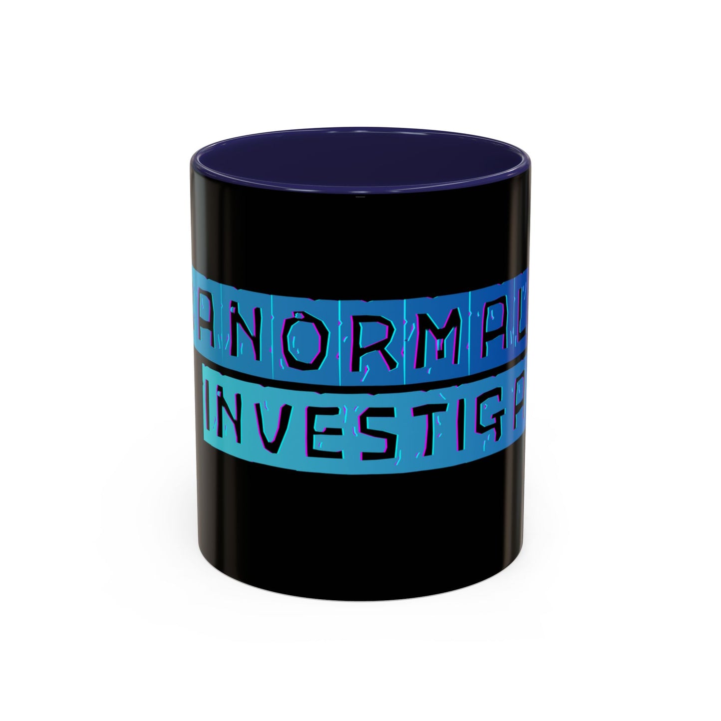 Paranormal Investigator Accent Coffee Mug – Blue Ribbon Design (11/15oz)