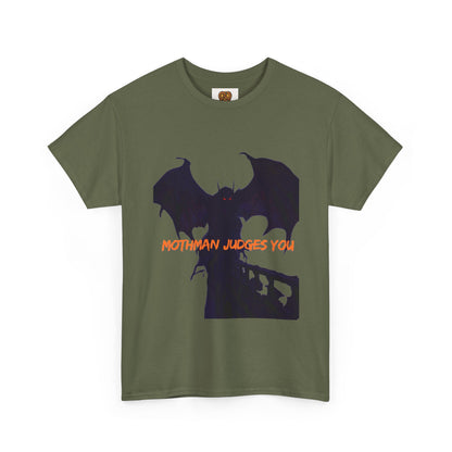 Mothman Judges You T‑Shirt — Cryptid Silhouette Graphic Tee