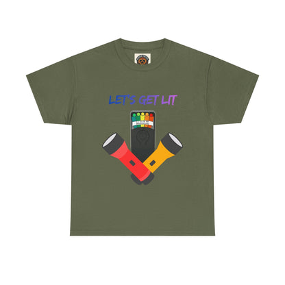 Let's Get Lit Flashlight Ghost Hunting T-Shirt