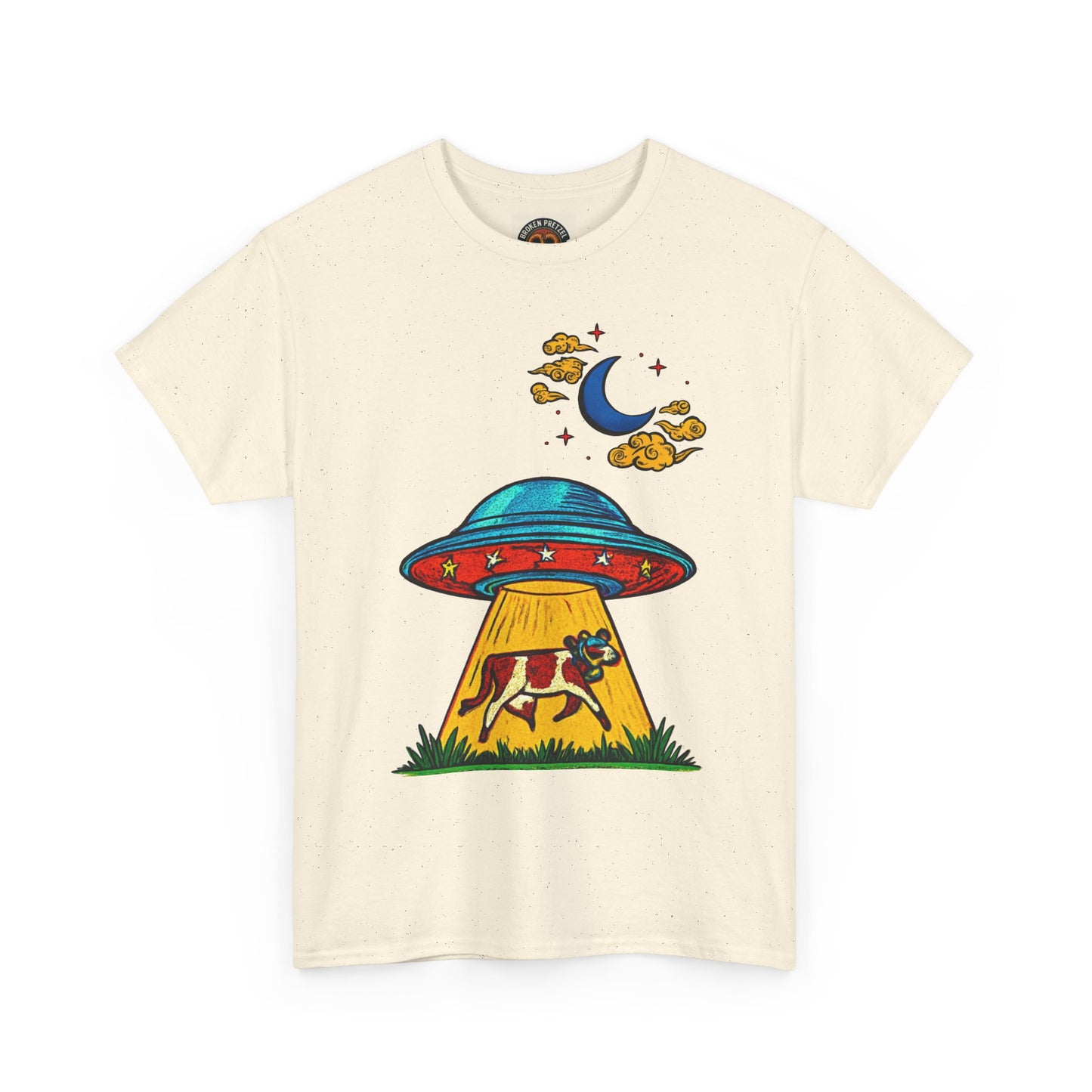 Alien UFO Cow Abduction T-Shirt