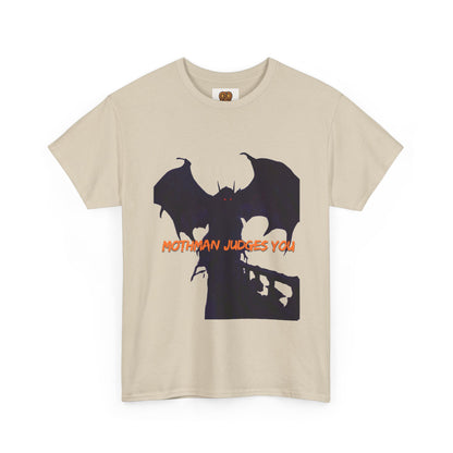 Mothman Judges You T‑Shirt — Cryptid Silhouette Graphic Tee
