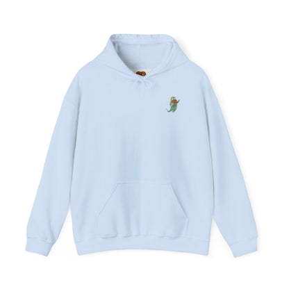 Alien UFO Abduction Hoodie — Colorful Retro Spaceship Graphic