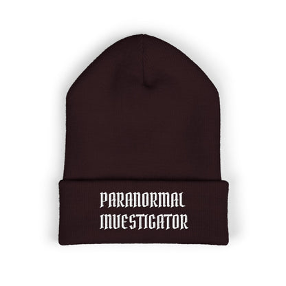 Paranormal Investigator Embroidered Beanie